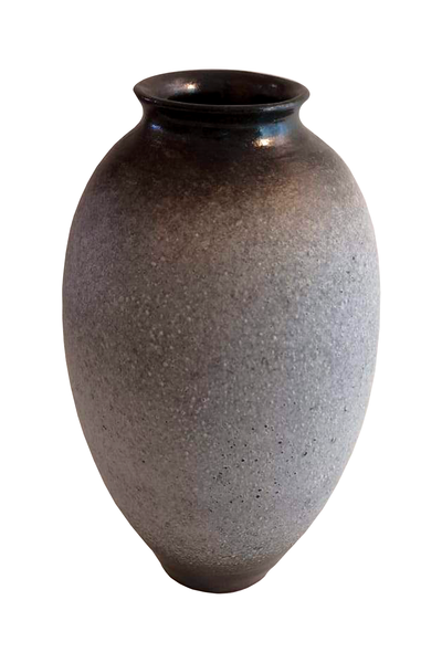 Grey Ombre Pottery Vase - ShopAuthentique