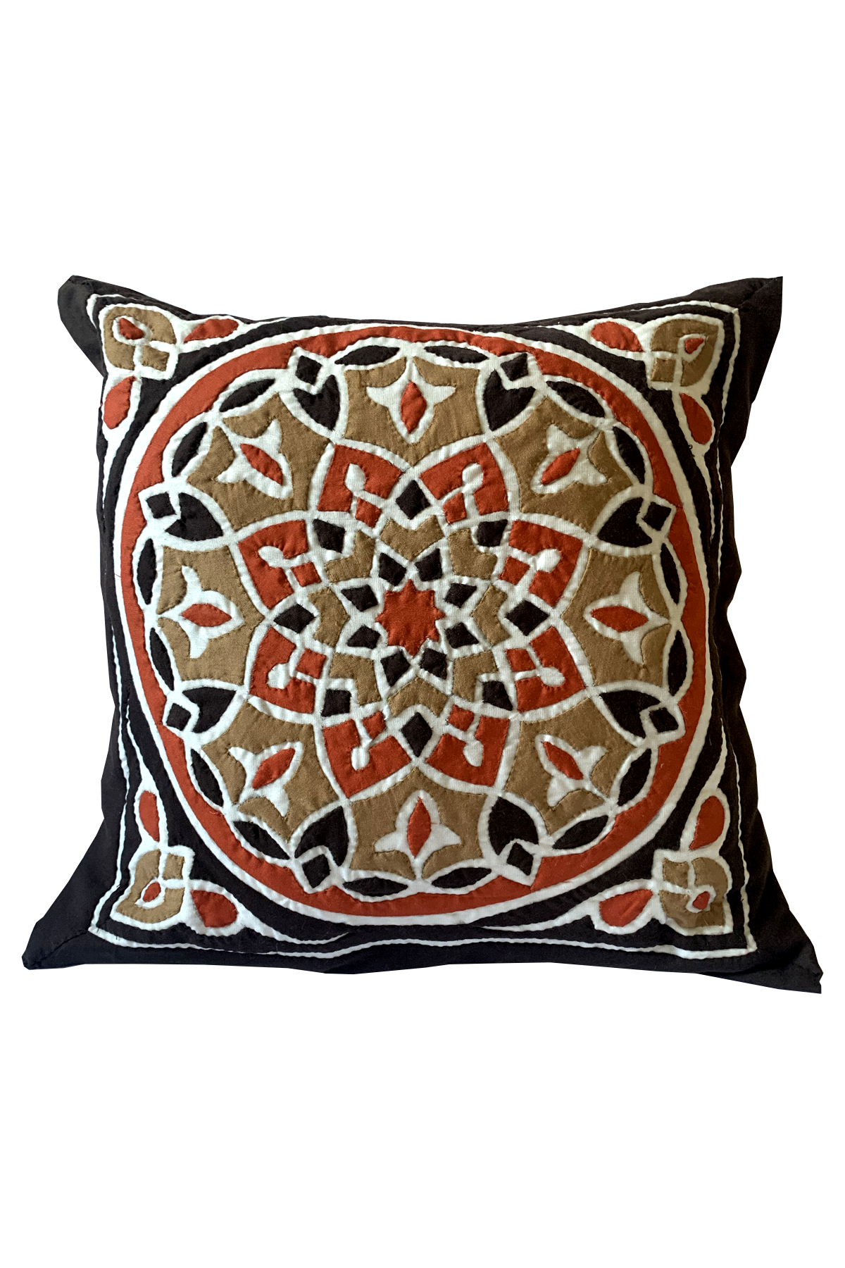 Brown Mosaic Pillow Case - ShopAuthentique