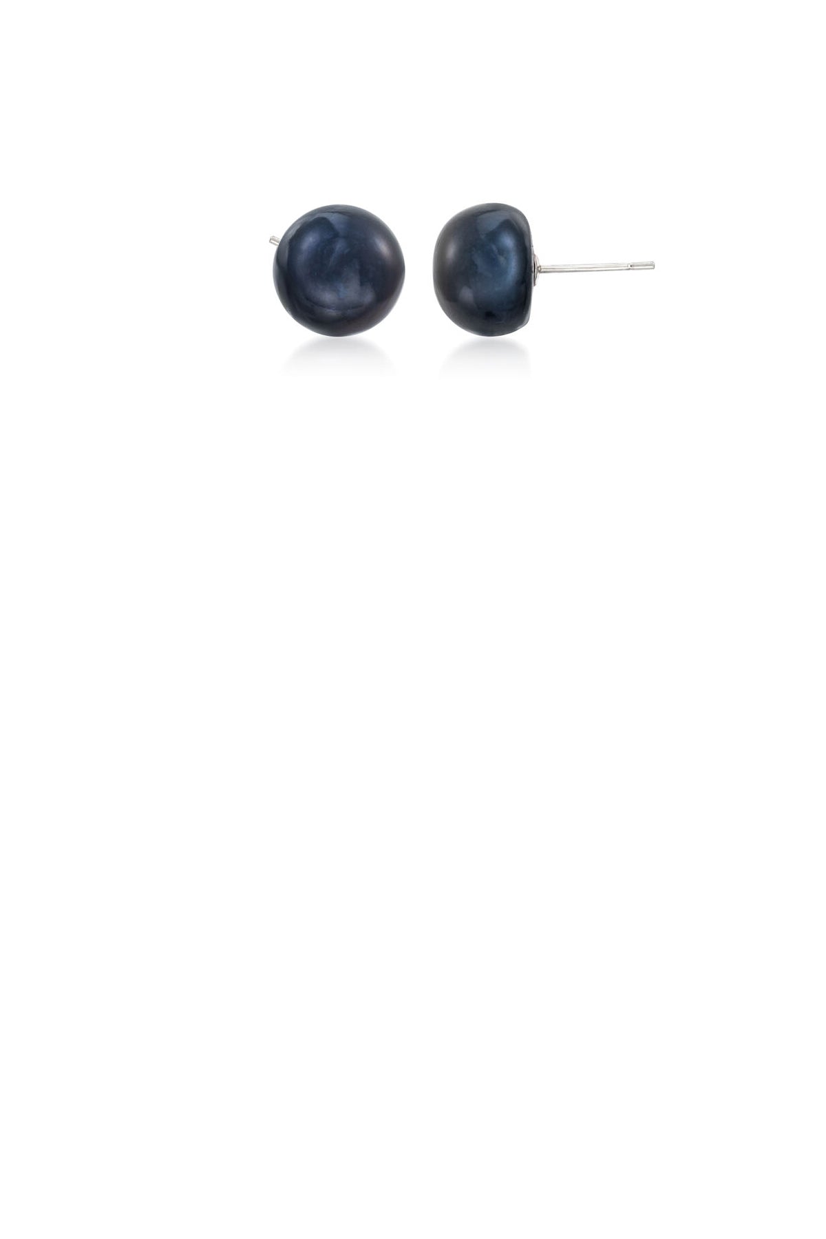 8mm Peacock Pearl Studs - ShopAuthentique