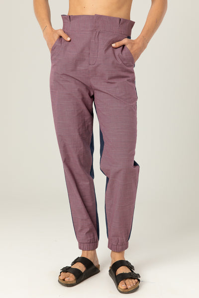 The Picnic Pants | Red & navy checkered