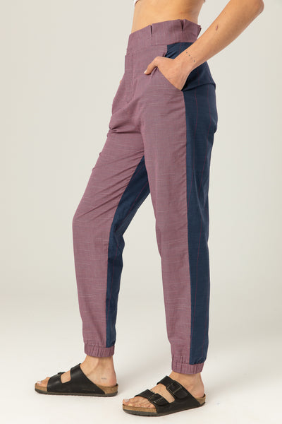 The Picnic Pants | Red & navy checkered