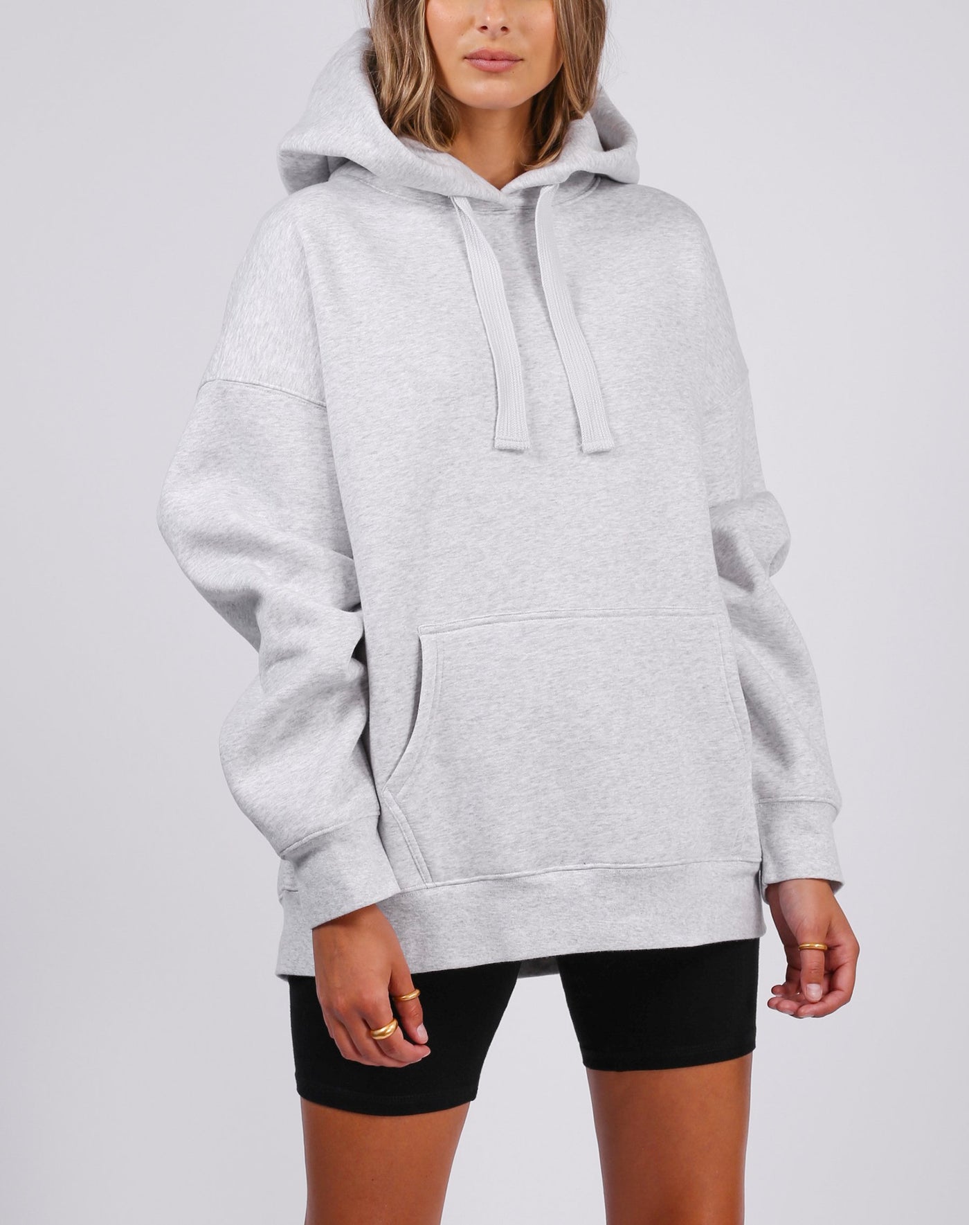 The "BABES SUPPORTING BABES" Big Sister Hoodie | Pebble Grey