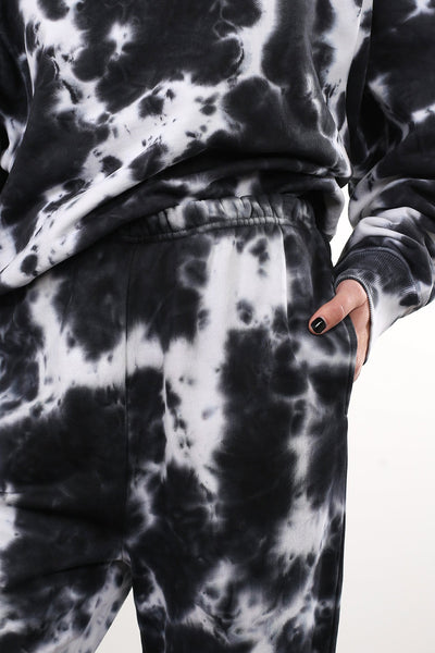 The "MARBLE TIE DYE" Jogger | Black