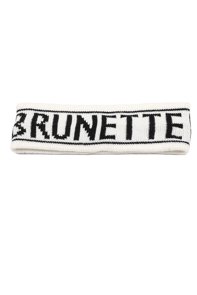 The "BRUNETTE" Headband | Cream