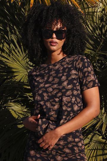 The "LEOPARD" Classic Tee | Black