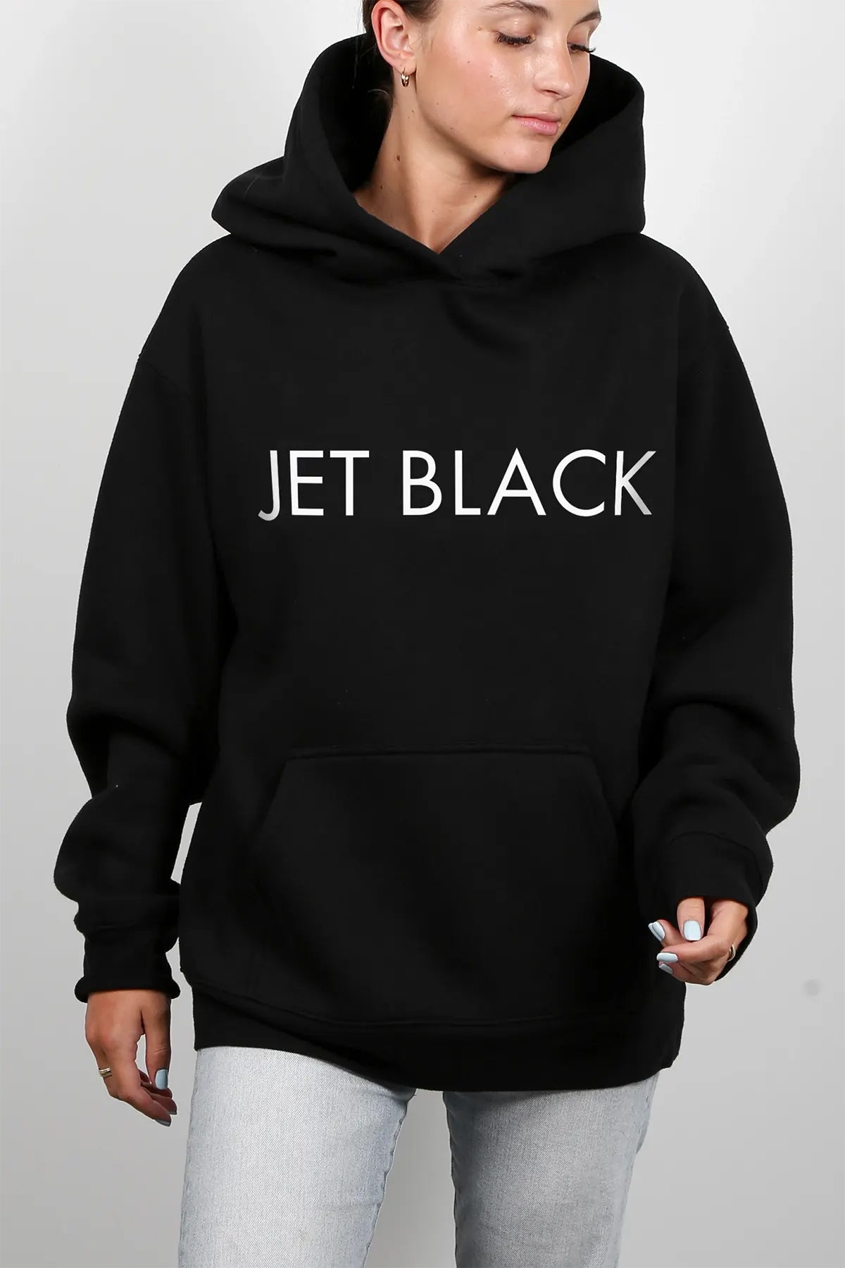The "JET BLACK" Classic Hoodie | Black