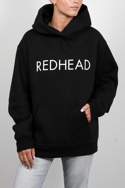 The "REDHEAD" Classic Hoodie | Black
