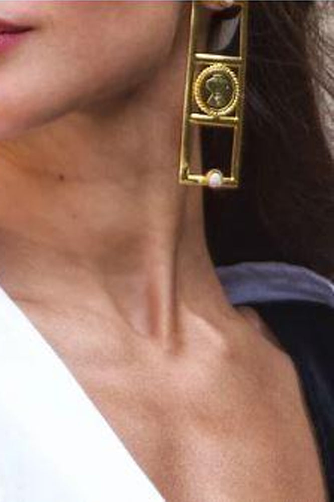 Carreaux earrings - ShopAuthentique