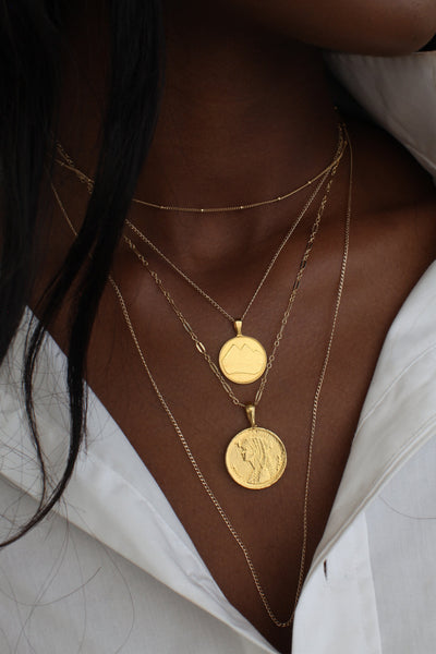 THE EGYPTIAN Coin Necklace Stack II - ShopAuthentique