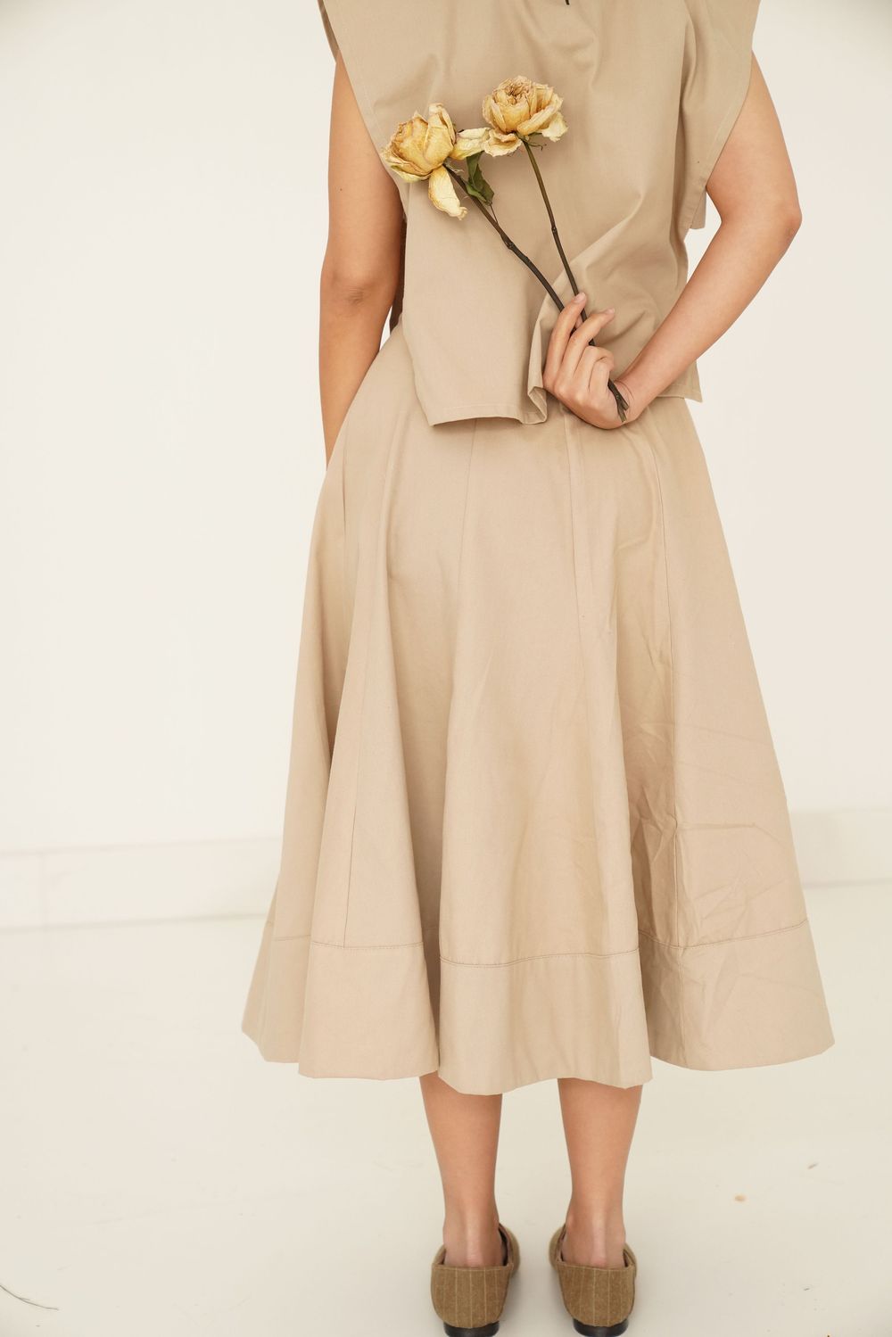 Kenton Skirt Set- Camel - ShopAuthentique