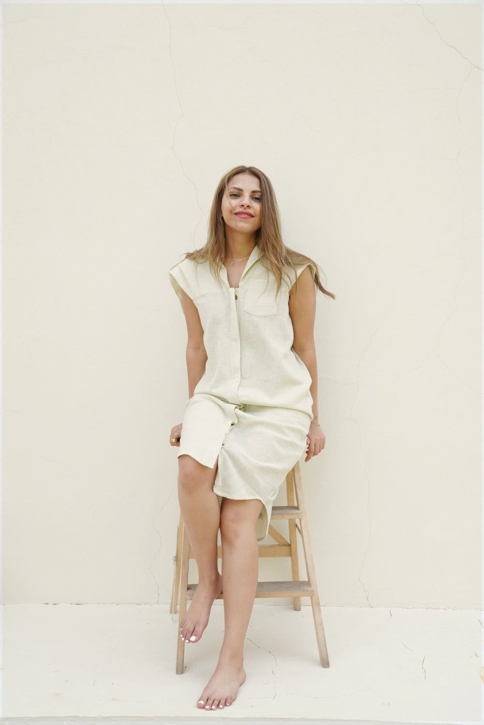 LEA KHADI DRESS - ShopAuthentique