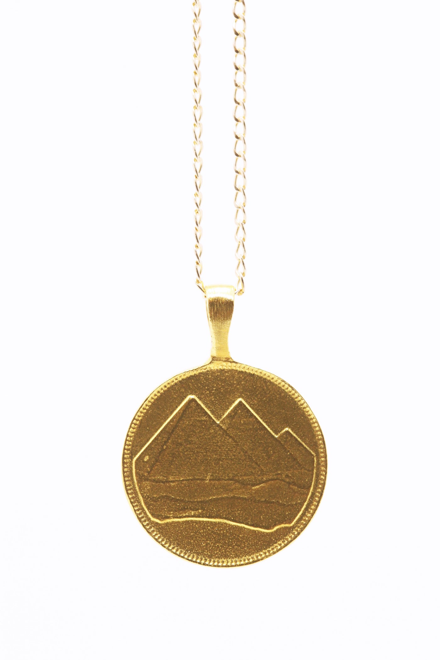 THE PYRAMID Coin Necklace - ShopAuthentique