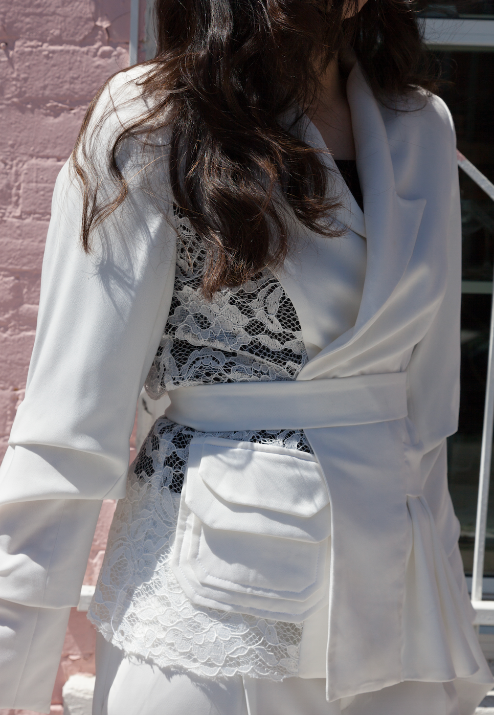 White Lace Blazer - ShopAuthentique