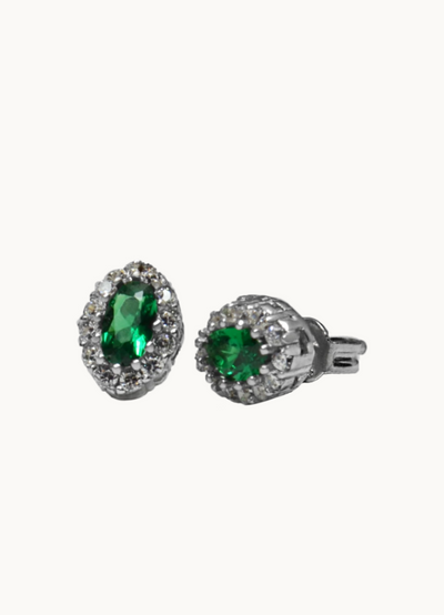 The Mes Me Rize Emerald Green Earrings - ShopAuthentique