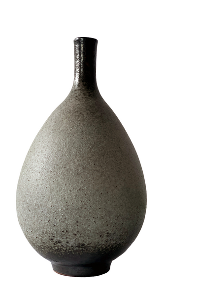 Grey Ombre Pottery Vase Large - ShopAuthentique