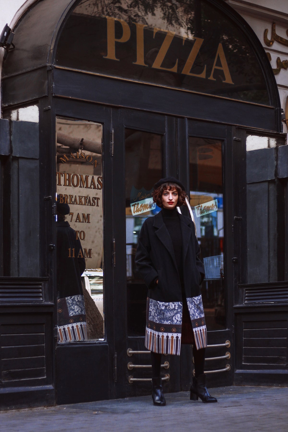 Amaryllis Black Winter Coat - ShopAuthentique
