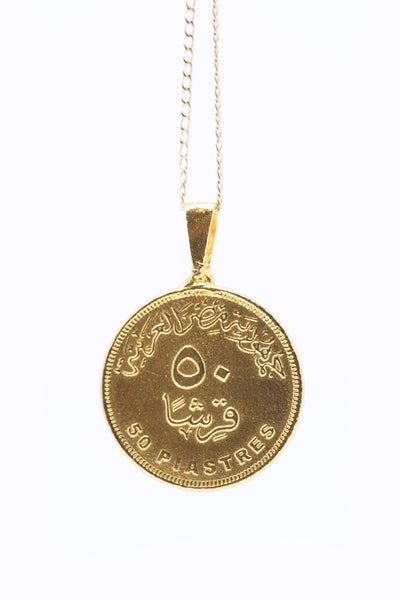 THE CLEOPATRA Coin Necklace - ShopAuthentique