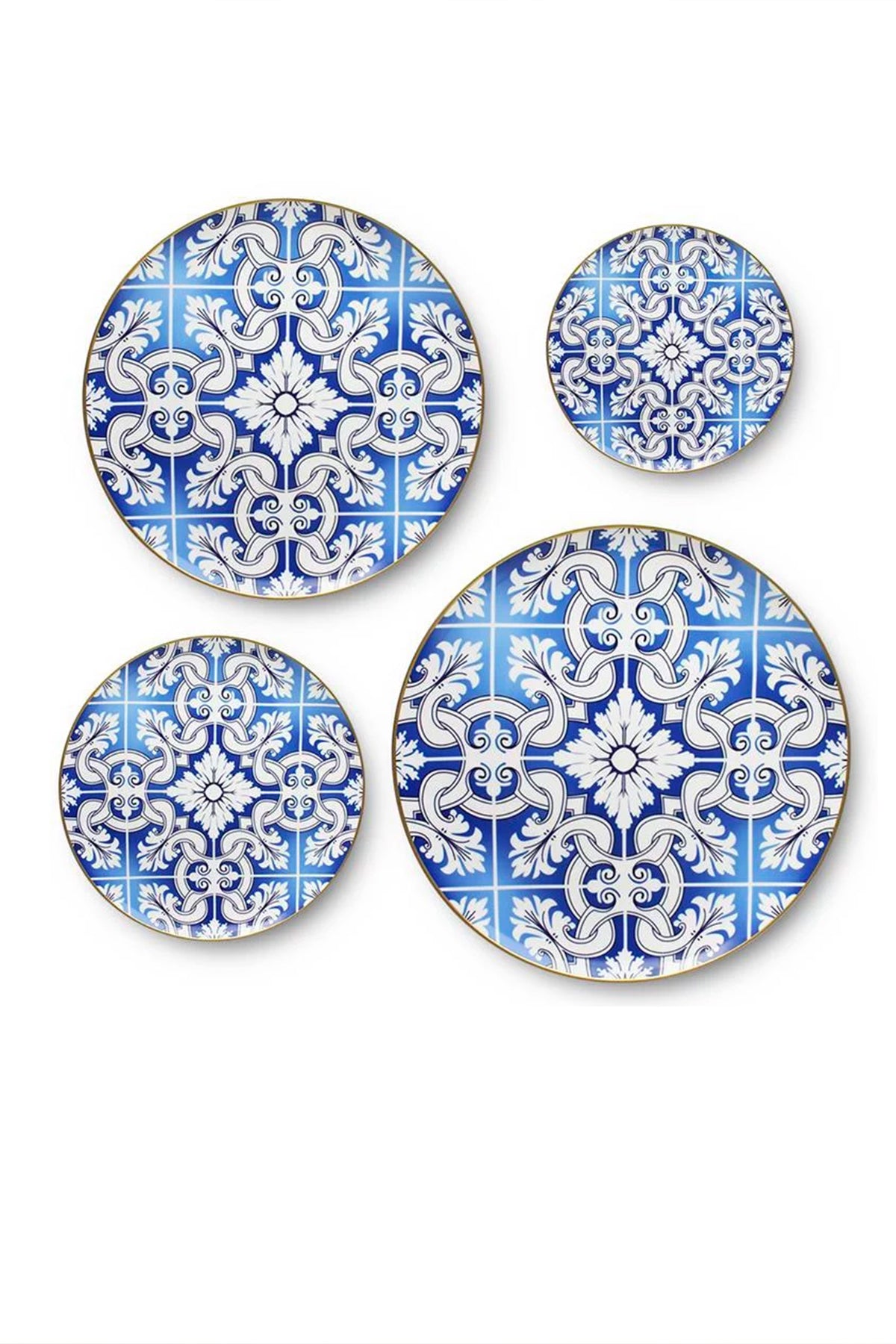 Blue Renaissance Dinnerware Set